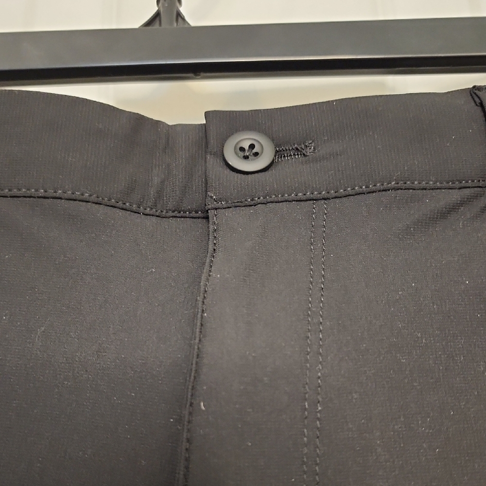 Golf Shorts Gregg Norman  Collection Black Stretch Shorts - Picture 3 of 12